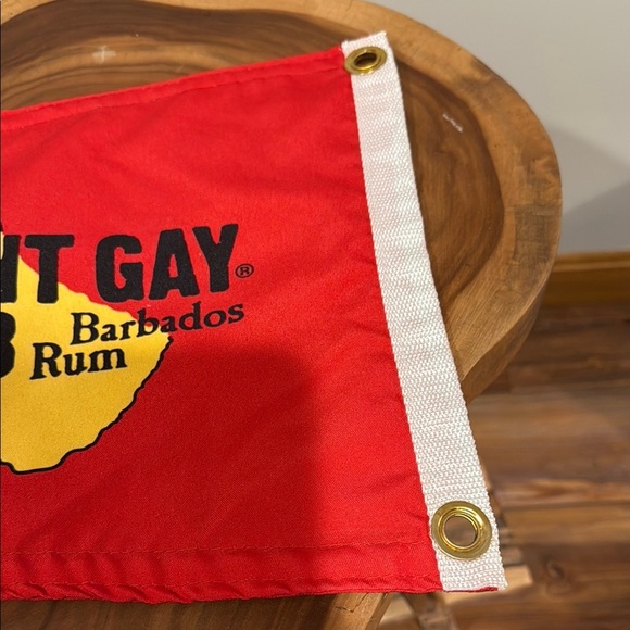 Mount Gay Barbados Rum Red Boat Flag - Picture 3 of 3